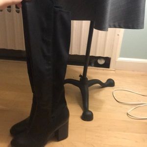 Black tall boots- never been worn